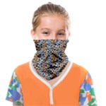 Blue Brown Leopard Face Covering Bandana (Kids)