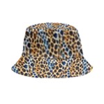 Blue Brown Leopard Bucket Hat