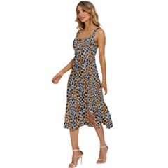 Women s Sleeveless Corset Midi Dress 