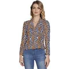 Women s Long Sleeve Revers Collar Cropped Jacket 