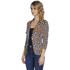 Women s One-Button 3/4 Sleeve Short Jacket 