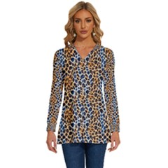 Long Sleeve Drawstring Hooded Top 