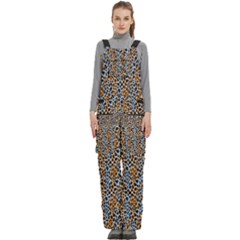 Women s Side Zip Front Pouch Ski And Snowboard Bib Pants	 