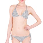 Light Grey Snake Classic Bikini Set