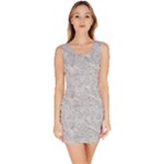 Light Grey Snake Bodycon Dress