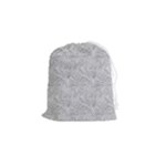 Light Grey Snake Drawstring Pouch (Small)