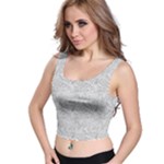 Light Grey Snake Crop Top