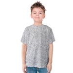 Light Grey Snake Kids  Cotton T-Shirt