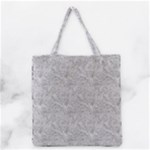 Light Grey Snake Grocery Tote Bag