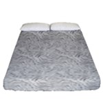 Light Grey Snake Fitted Sheet (Queen Size)