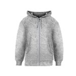 Light Grey Snake Kids  Zipper Hoodie