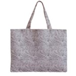 Light Grey Snake Zipper Mini Tote Bag