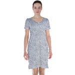 Light Grey Snake Short Sleeve Nightdress