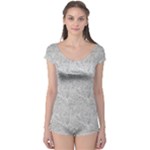 Light Grey Snake Boyleg Leotard 