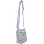 Light Grey Snake Shoulder Strap Belt Bag