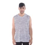 Light Grey Snake Men s Basketball Tank Top