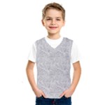 Light Grey Snake Kids  Basketball Tank Top