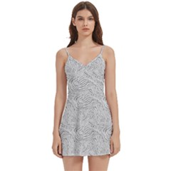 Body Wrap Sleeveless V-Neck Mini Dress 