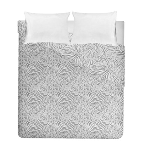 Light Grey Snake Duvet Cover Double Side (Full/ Double Size) from ArtsNow.com