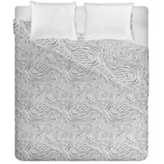 Light Grey Snake Duvet Cover Double Side (California King Size) from ArtsNow.com
