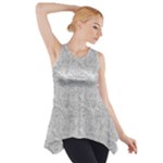 Light Grey Snake Side Drop Tank Tunic