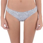 Light Grey Snake Reversible Hipster Bikini Bottoms