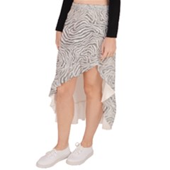 Asymmetrical Ruffle Hem Skirt  
