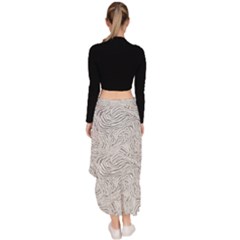 Asymmetrical Ruffle Hem Skirt  