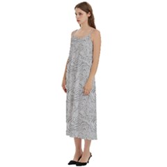 Casual Spaghetti Strap Midi Dress 