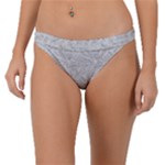 Light Grey Snake Band Bikini Bottoms