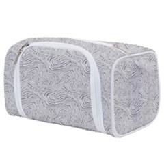 Light Grey Snake Toiletries Pouch from ArtsNow.com