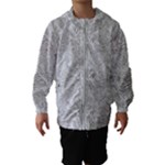 Light Grey Snake Kids  Hooded Windbreaker