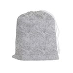 Light Grey Snake Drawstring Pouch (XL)