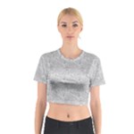 Light Grey Snake Cotton Crop Top