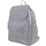 Light Grey Snake Top Flap Backpack