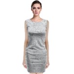 Light Grey Snake Classic Sleeveless Midi Dress