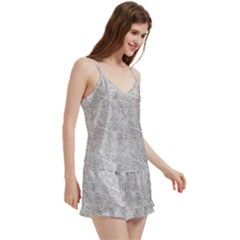 V-Neck Satin Loungewear Set 