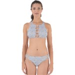 Light Grey Snake Perfectly Cut Out Bikini Set