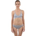 Light Grey Snake Wrap Around Bikini Set