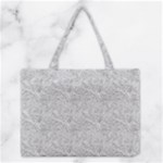 Light Grey Snake Medium Tote Bag