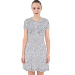 Light Grey Snake Adorable in Chiffon Dress