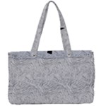 Light Grey Snake Canvas Work Bag