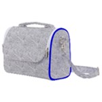 Light Grey Snake Satchel Shoulder Bag