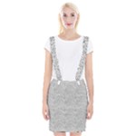 Light Grey Snake Braces Suspender Skirt