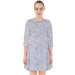 Light Grey Snake Smock Dress