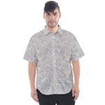 Light Grey Snake Men s Short Sleeve Shirt