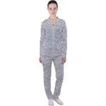 Light Grey Snake Casual Jacket and Pants Set