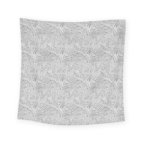 Light Grey Snake Square Tapestry (Small) from ArtsNow.com