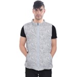 Light Grey Snake Men s Puffer Vest