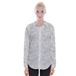 Light Grey Snake Womens Long Sleeve Shirt